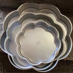 Vintage Wilton 3 pc cake pans